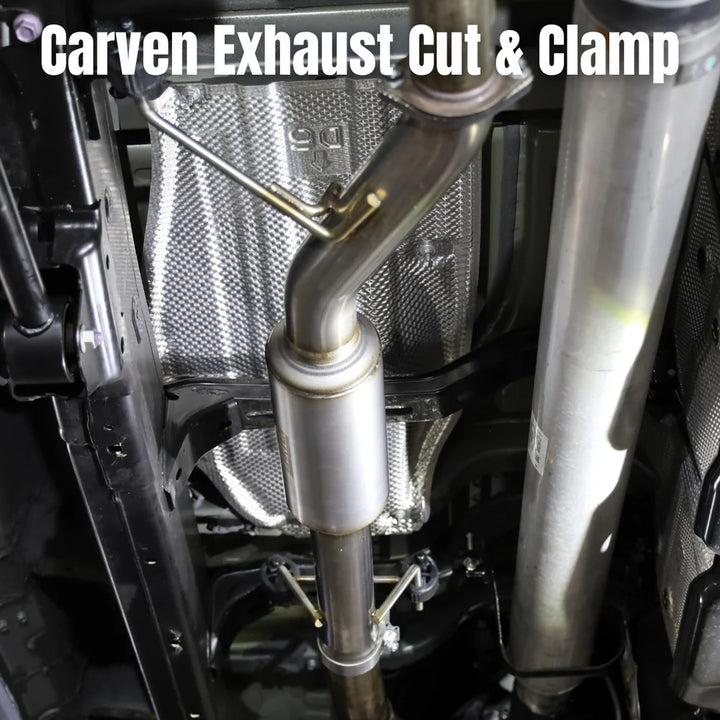 Carven Exhaust Cut & Clamp Muffler Replacement Kit for Tundra (2022+)