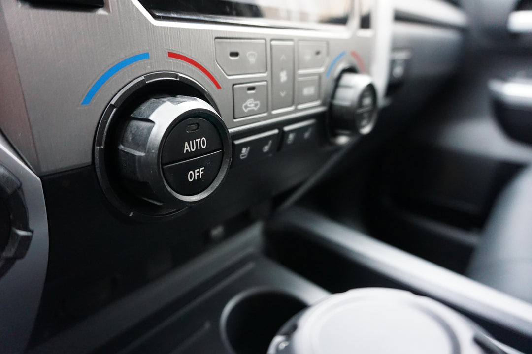 AJT Design Climate Knobs - 2 PACK - RED for Tundra Dual Zone (2014-2021)