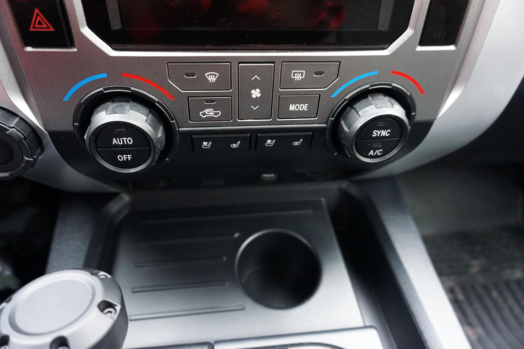 AJT Design Climate Knobs- 4 PACK - BLACK for Tundra Limited (2007-2013)