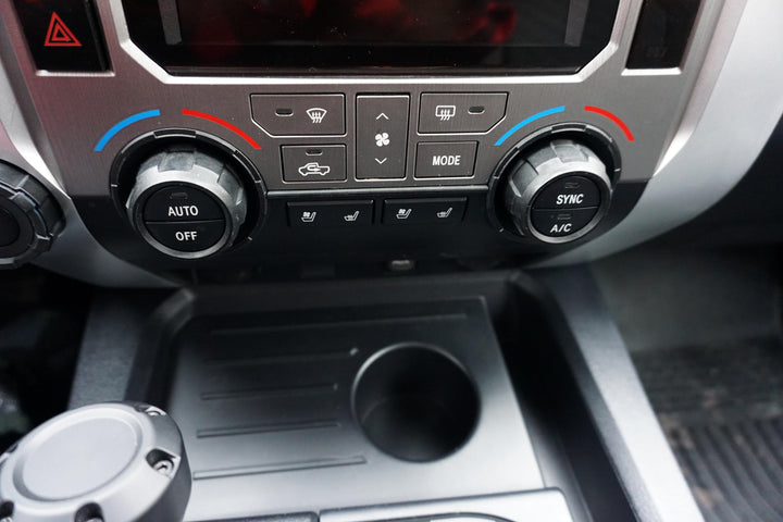 AJT Design Climate Knobs- 4 PACK - BLACK for Tundra Limited (2007-2013)