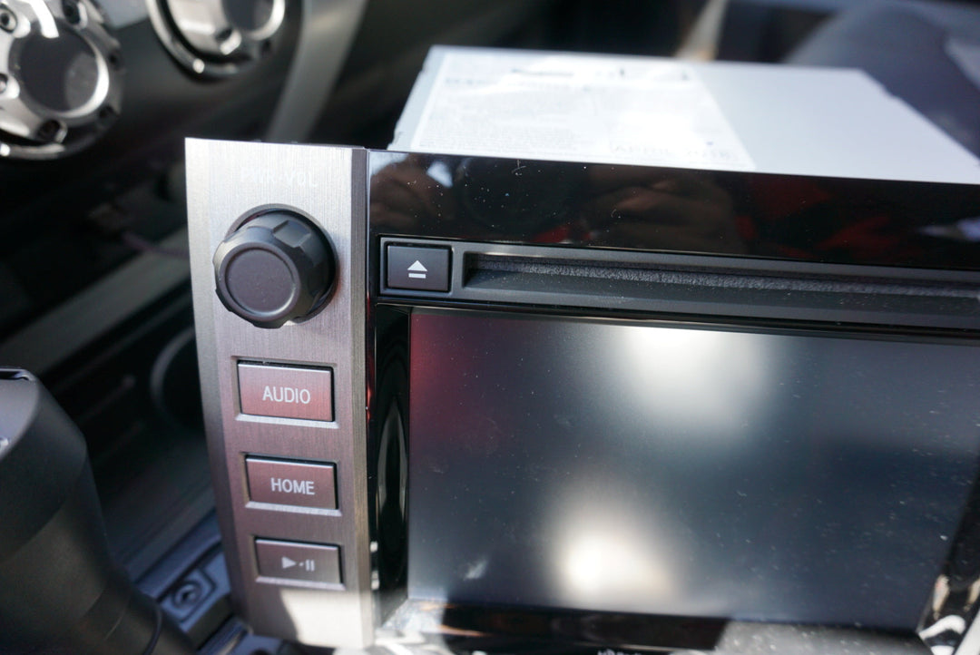 AJT Design Radio Knobs - RED for Tundra (2014-2019)