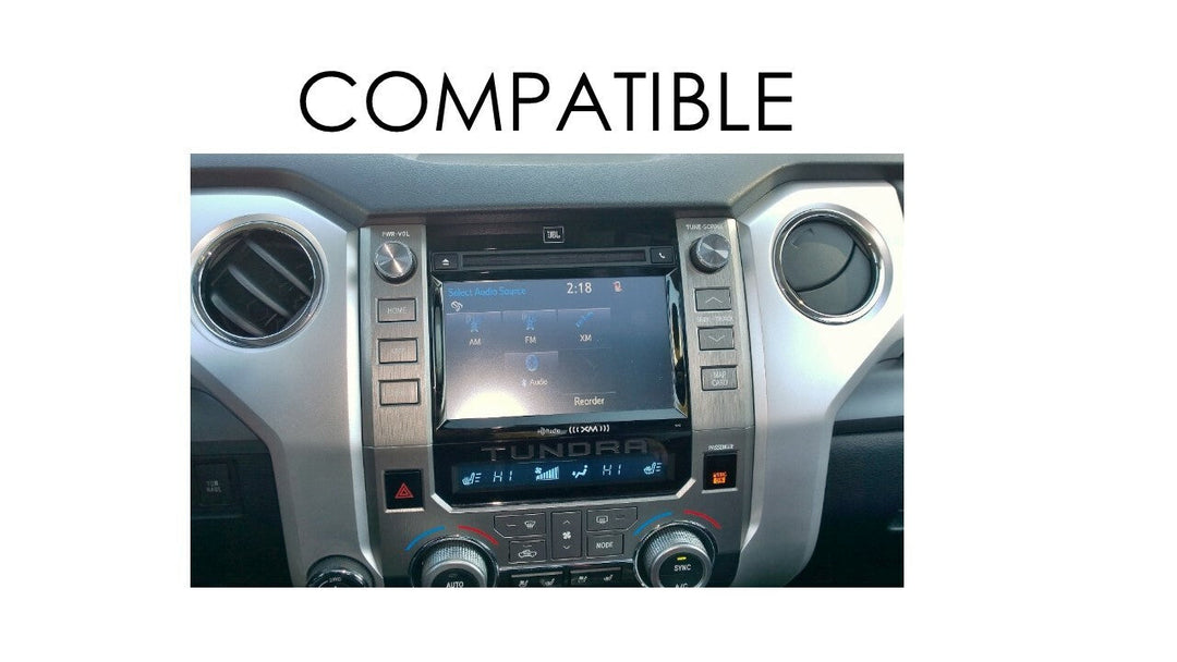 AJT Design Radio Knobs - RED for Tundra (2014-2019)