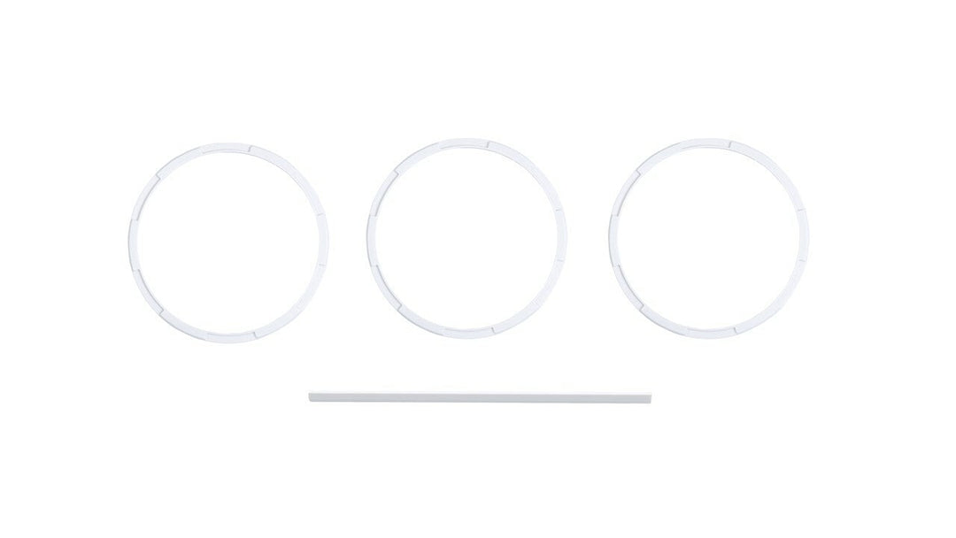 Climate Knob Trim Rings (2014-2021 Tundra) - WHITE