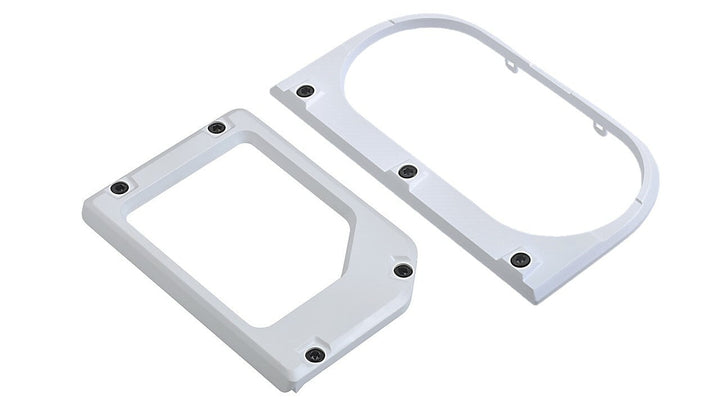 AJT Design Cup Holder/Shifter Trim Rings- WHITE for Tundra (2014-2021)