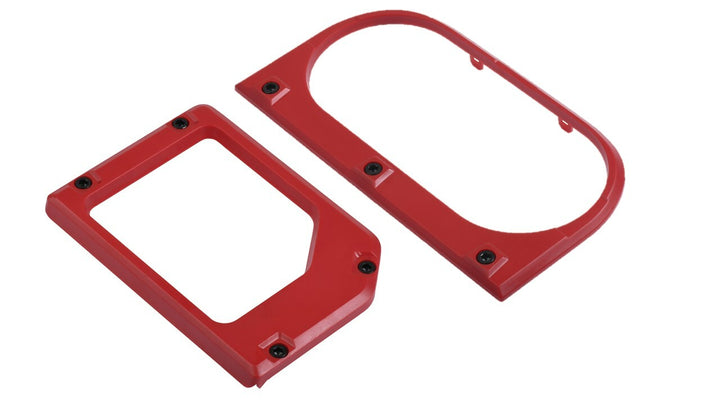 AJT Design Cup Holder/Shifter Trim Rings- RED for Tundra (2014-2021)