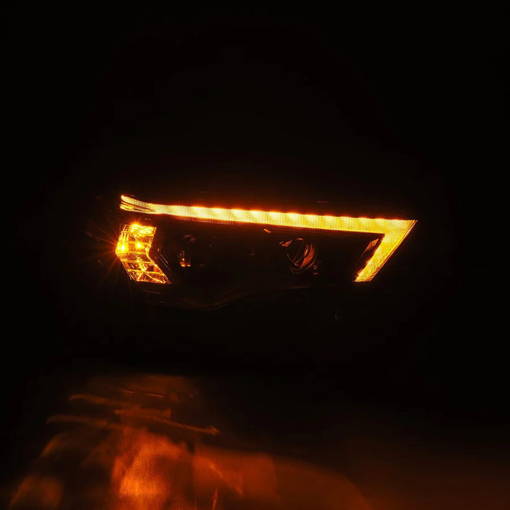 Alpharex MK II PRO-Series Halogen Projector Headlights Alpha-Black for 4Runner (20104-2020)