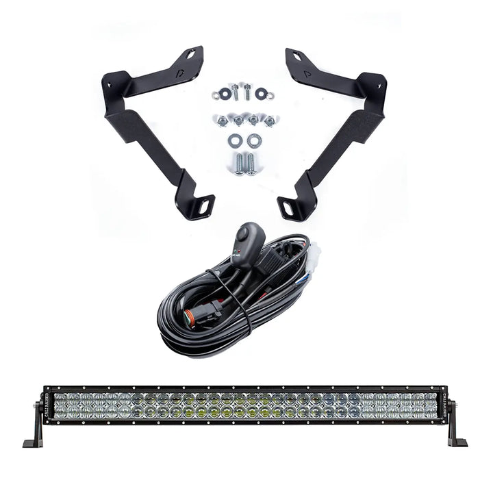 Cali Raised LED 32" Lower Bumper Hidden LED Light Bar Brackets Kit for Tundra (2014-2021)