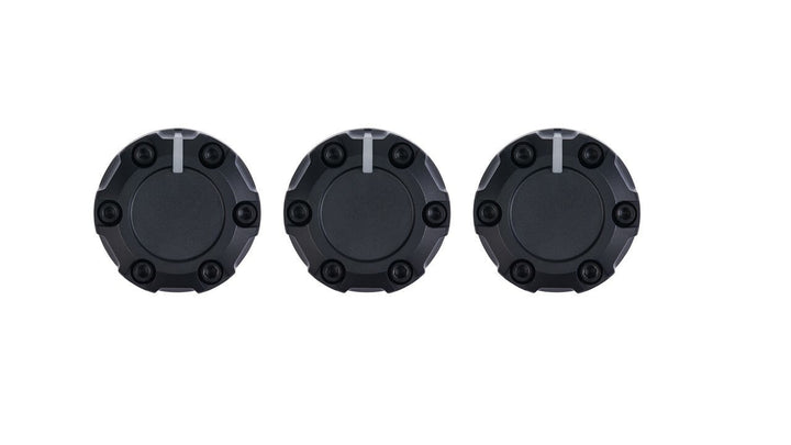 AJT Design Climate Knobs- 3 PACK - BLACK for Tundra (2014-2021)