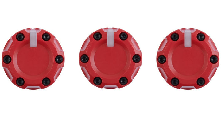AJT Designs Climate Knobs- RED for FJ Cruiser (2007-2014)