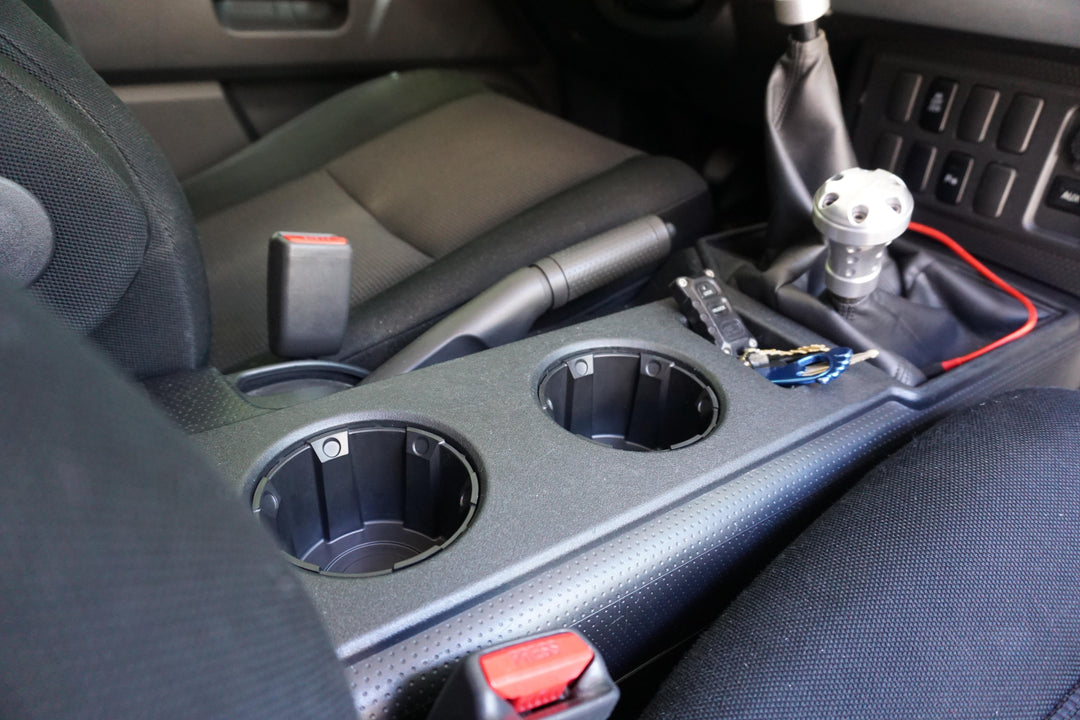 AJT Design Cup Holder Insert - BLACK for FJ Cruiser (2007-2014)