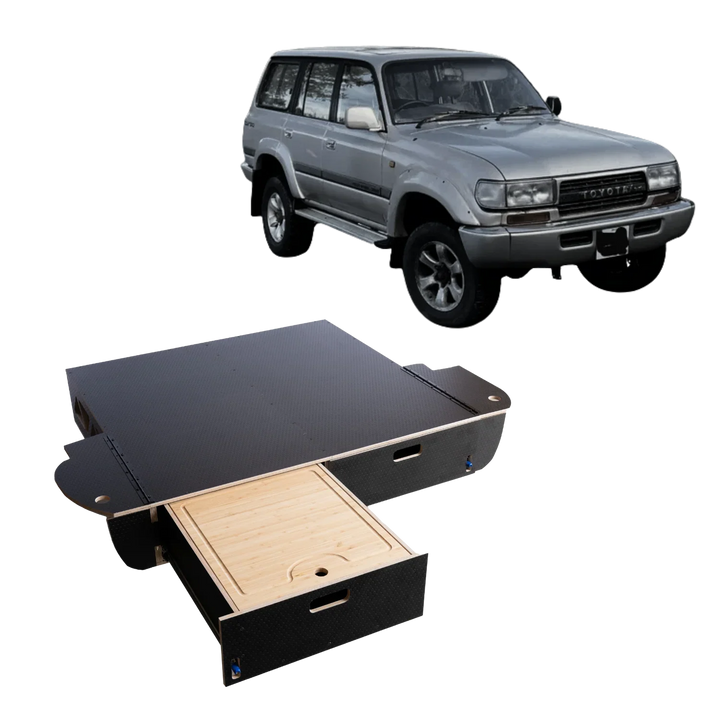 Land Cruiser 80  | Dual Drawer Storage System & Bed Platform | 1990–1997 Toyota LC80