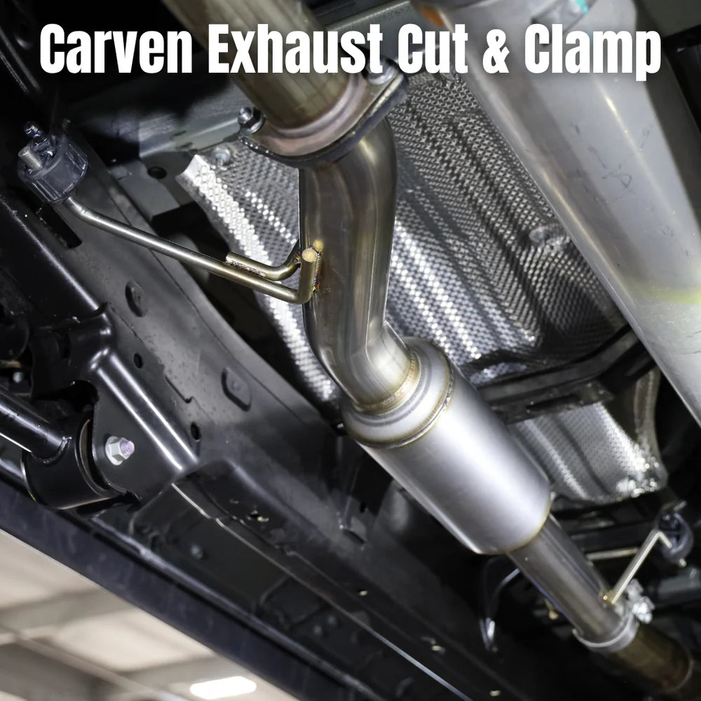 Carven Exhaust Cut & Clamp Muffler Replacement Kit for Tundra (2022+)