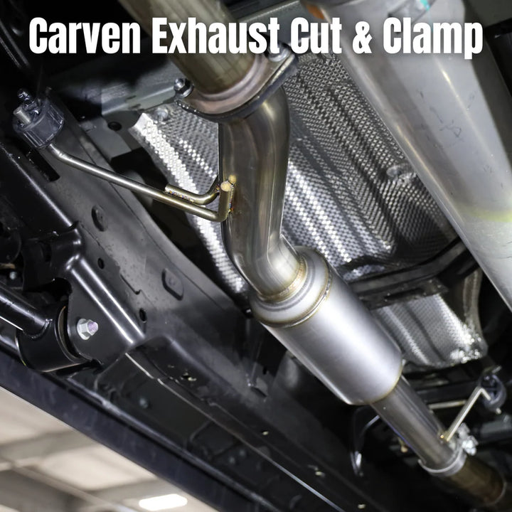 Carven Exhaust Cut & Clamp Muffler Replacement Kit for Tundra (2022+)