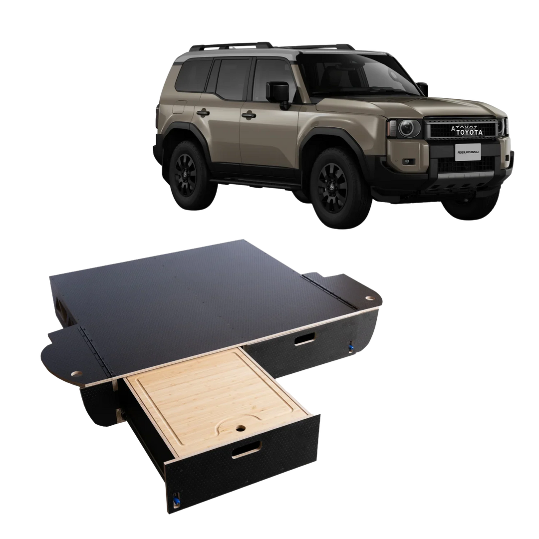 Land Cruiser 250 | Dual Drawer Storage System & Bed Platform | Toyota 2024+ LC250