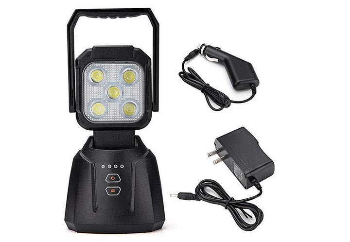 Cali Raised LED 15W Magnetic Base Rechargeable LED Work/Camp Light