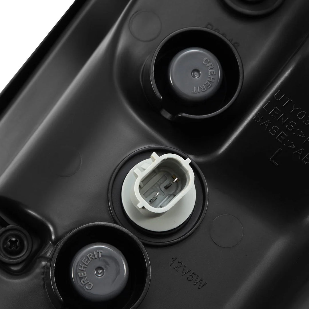 Alpharex LUXX-Series LED Tail Lights Black for Tacoma (2016-2023)