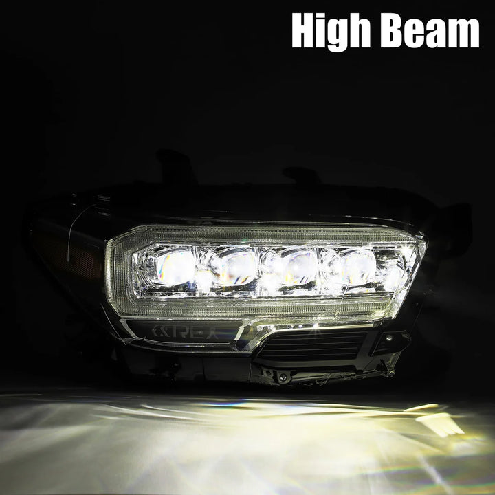 Alpharex NOVA-Series LED Projector Headlights Alpha-Black for Tacoma (2016-2023)