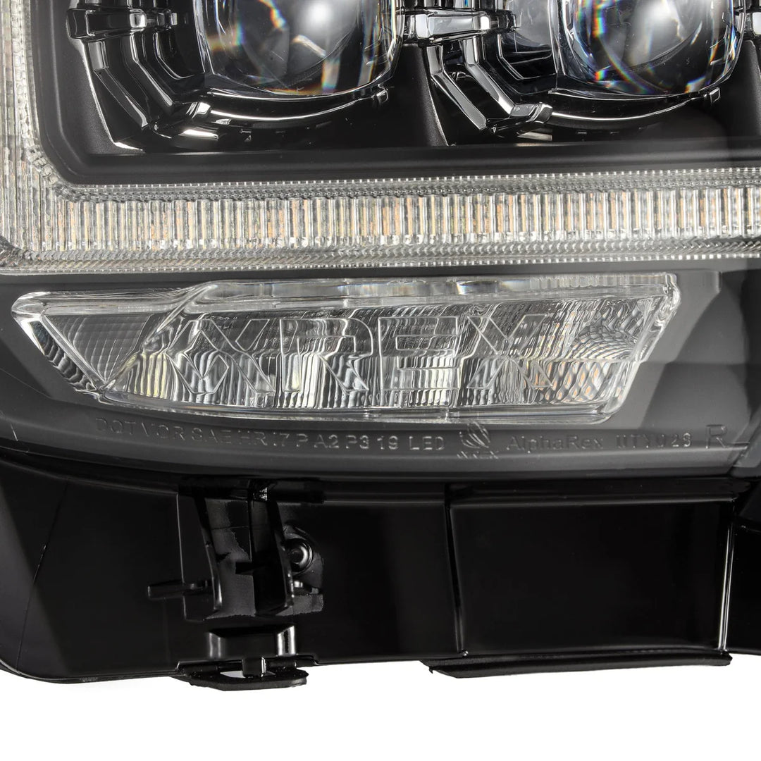 Alpharex NOVA-Series LED Projector Headlights Black for Tacoma (2016-2023)
