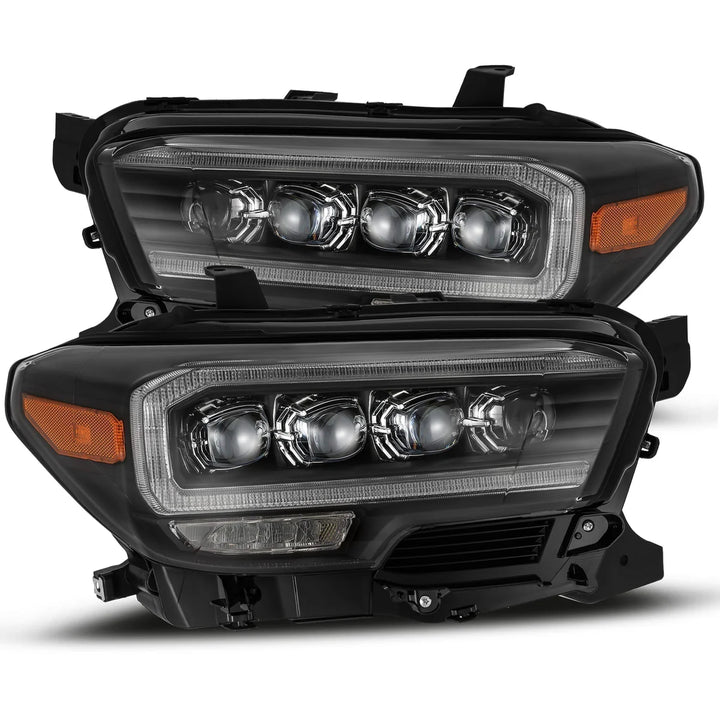 Alpharex NOVA-Series LED Projector Headlights Black for Tacoma (2016-2023)