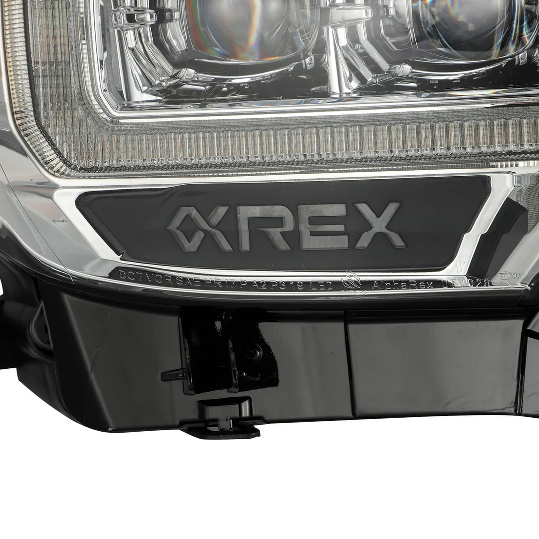 Alpharex NOVA-Series LED Projector Headlights Chrome for Tacoma (2016-2023)