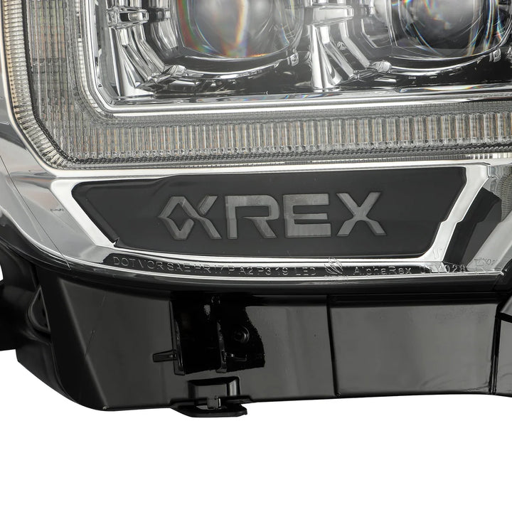 Alpharex NOVA-Series LED Projector Headlights Chrome for Tacoma (2016-2023)