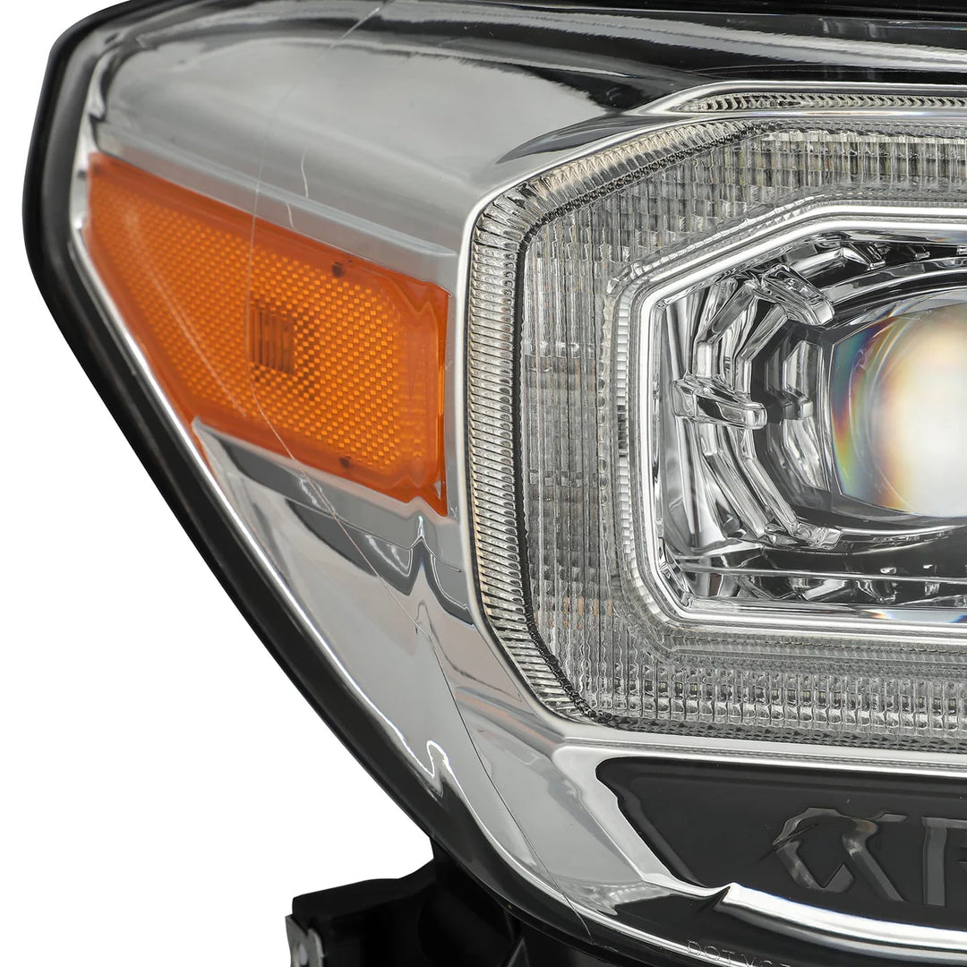 Alpharex NOVA-Series LED Projector Headlights Chrome for Tacoma (2016-2023)