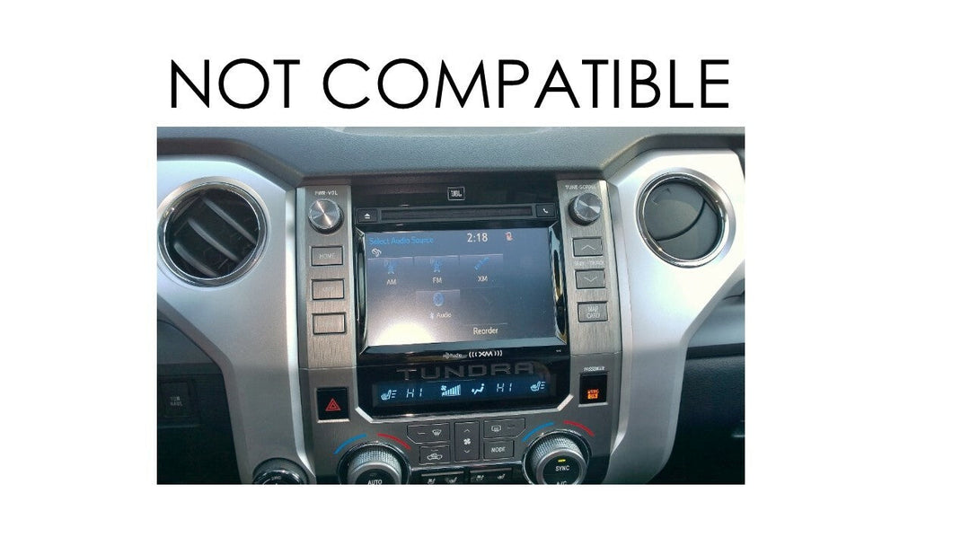 AJT Design Radio Knobs- WHITE for Tundra (2020-2021) & 4Runner (2020-2024)
