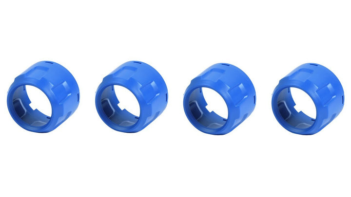 AJT Design Climate Knobs- 4 PACK - VOODOO BLUE for Tundra Limited (2007-2013)