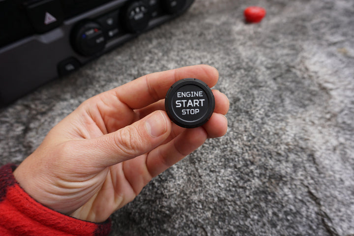 Push Start Button (2016-2023 Tacoma / 2020-2021 Tundra) - BLACK
