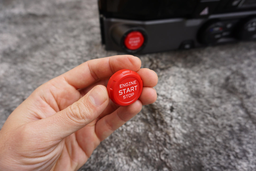 AJT Design Push Start Button - RED for Tacoma (2016-2023) & Tundra (2020-2021)