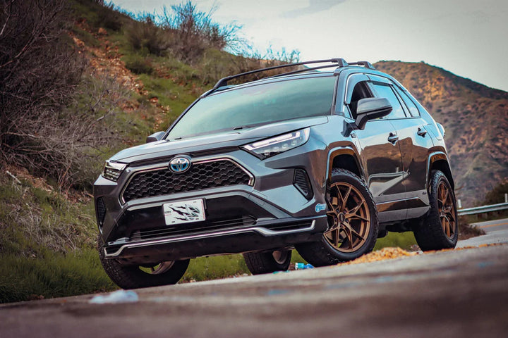 Alpharex NOVA-Series LED Projector Headlights Black for RAV4 (High Trim) (2019-2024)