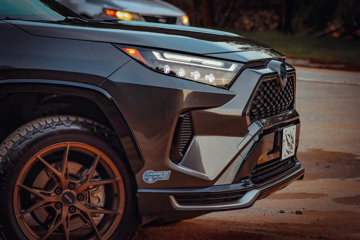 Alpharex NOVA-Series LED Projector Headlights Black for RAV4 (High Trim) (2019-2024)
