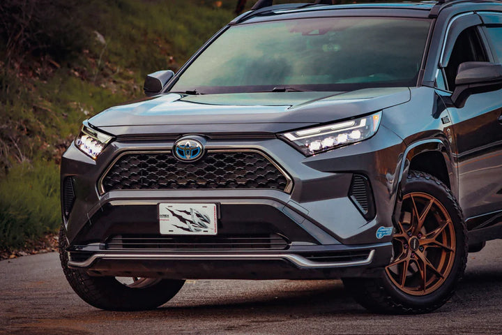 Alpharex NOVA-Series LED Projector Headlights Black for RAV4 (High Trim) (2019-2024)