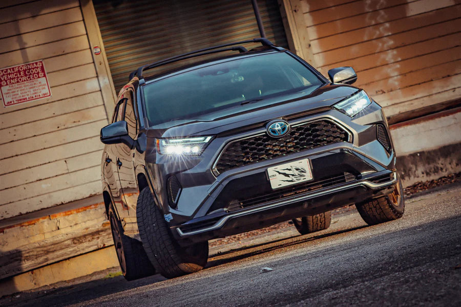 Alpharex NOVA-Series LED Projector Headlights Black for RAV4 (2019-2025)