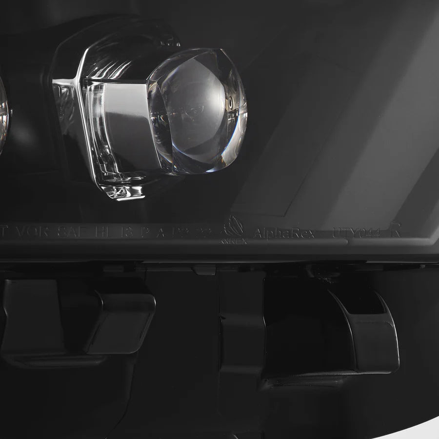 Alpharex NOVA-Series LED Projector Headlights Black for RAV4 (2019-2025)