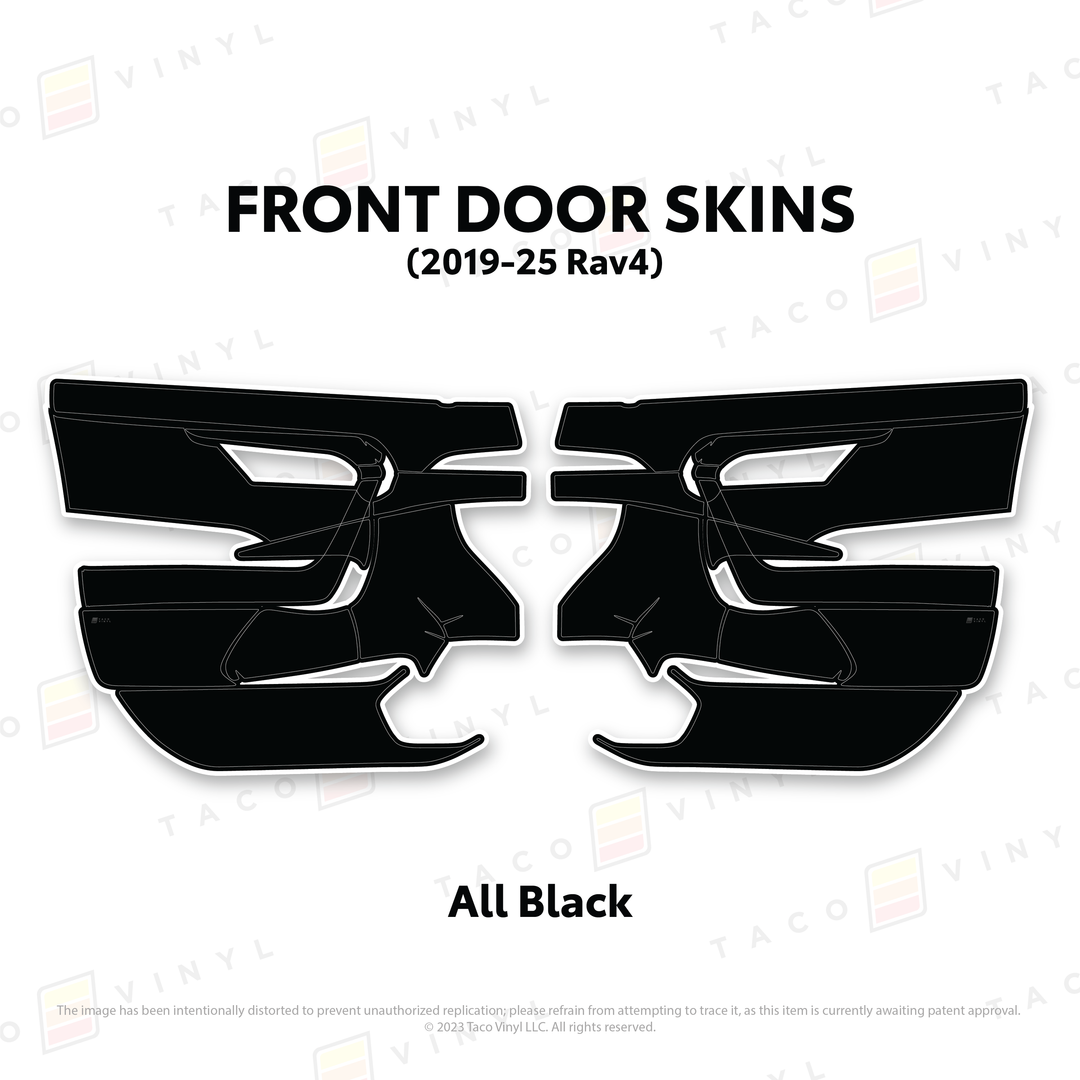 Taco Vinyl Door Skins for Rav4 (2019-2025)