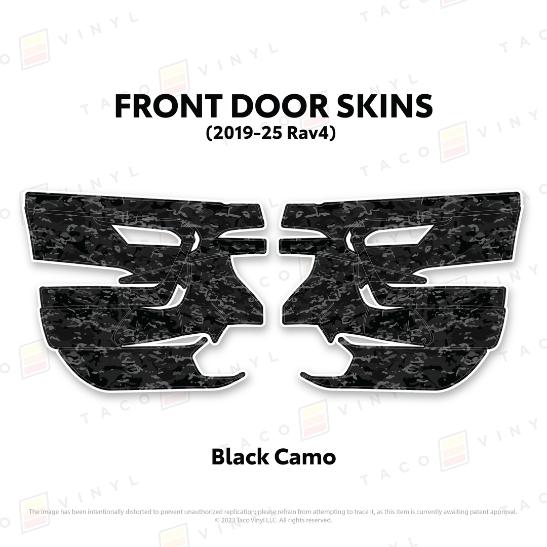 Taco Vinyl Door Skins for Rav4 (2019-2025)