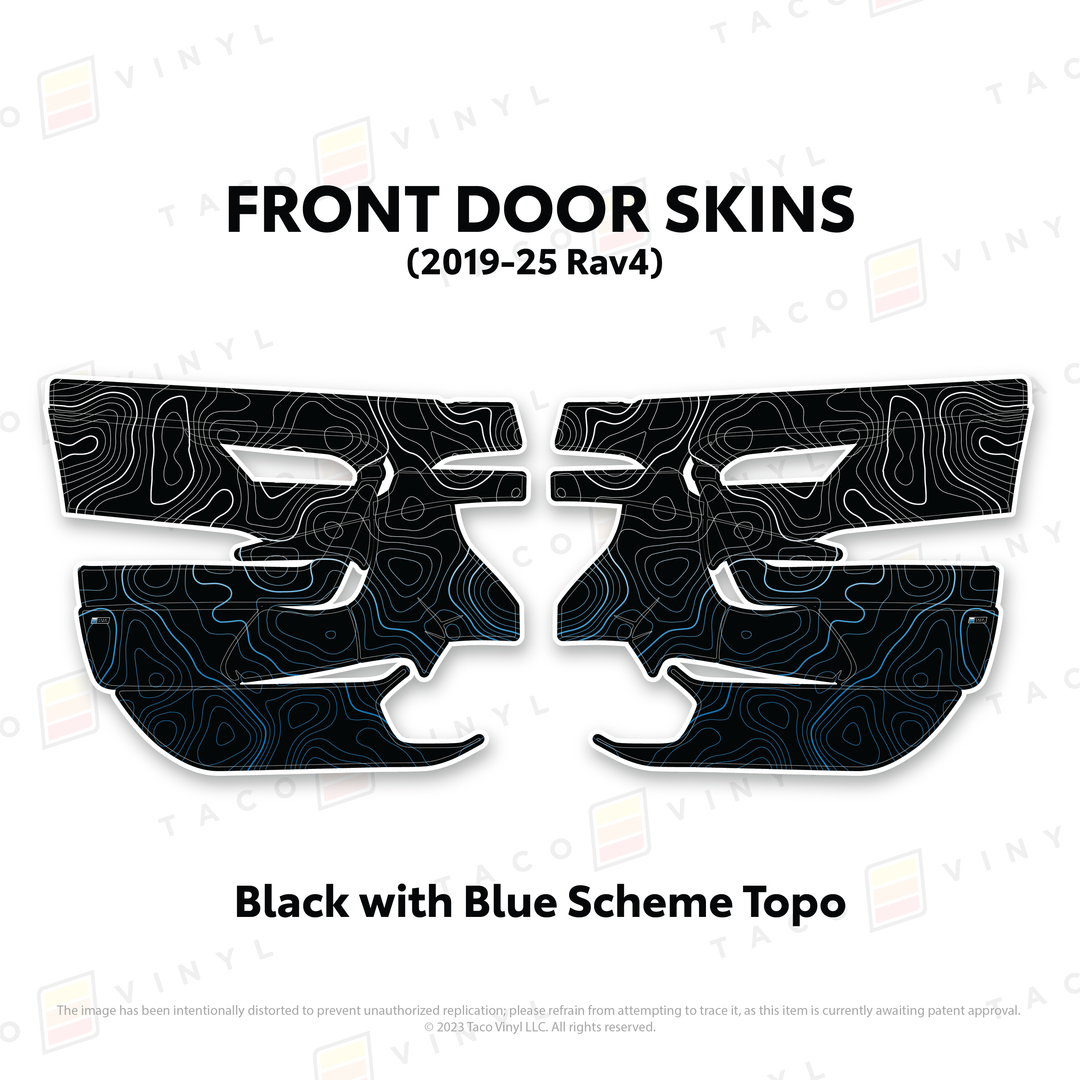 Taco Vinyl Door Skins for Rav4 (2019-2025)