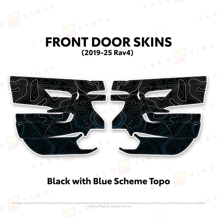 Taco Vinyl Door Skins for Rav4 (2019-2025)