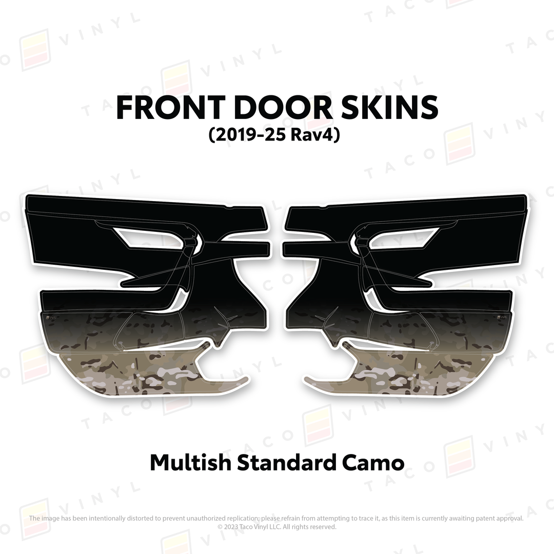 Taco Vinyl Door Skins for Rav4 (2019-2025)