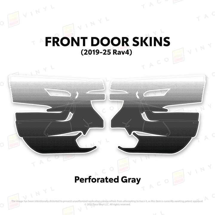 Taco Vinyl Door Skins for Rav4 (2019-2025)