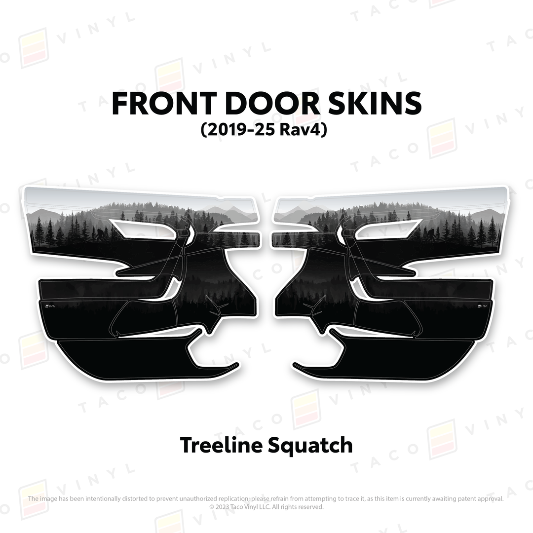 Taco Vinyl Door Skins for Rav4 (2019-2025)