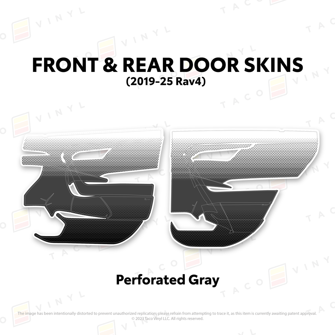 Taco Vinyl Door Skins for Rav4 (2019-2025)