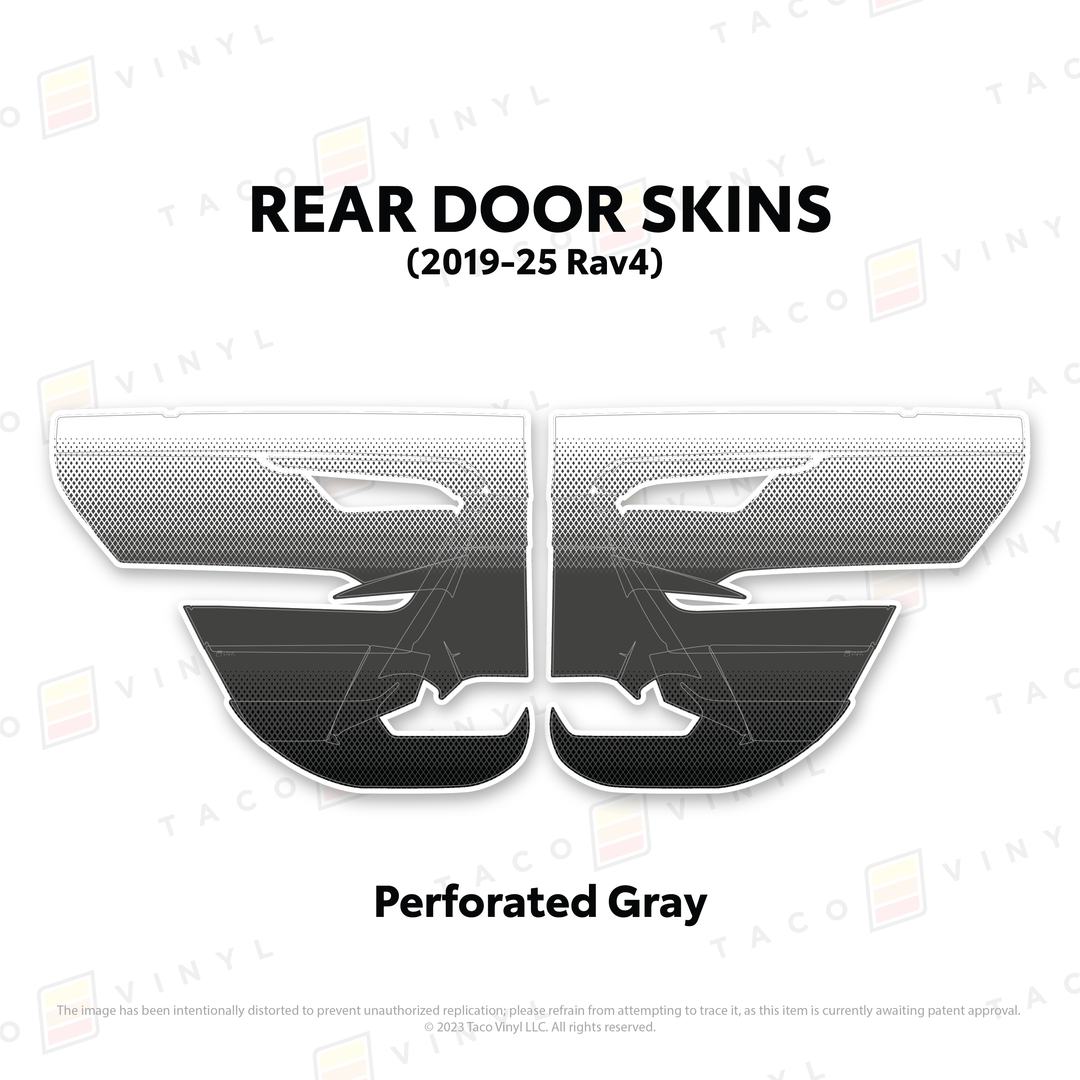 Taco Vinyl Door Skins for Rav4 (2019-2025)