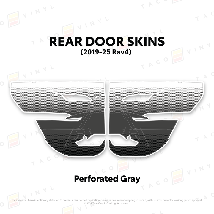 Taco Vinyl Door Skins for Rav4 (2019-2025)