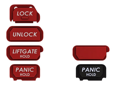 AJT DESIGN Injection Fob IF016 - RED for 4Runner (2022-2024) & RAV4 (2019+)