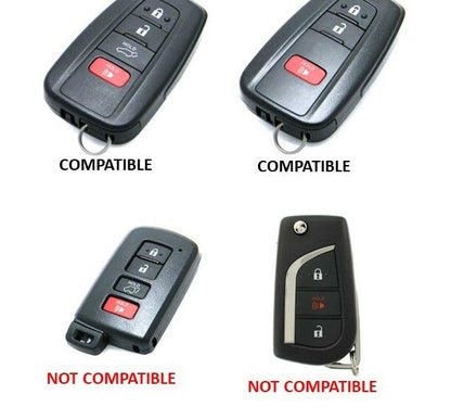 AJT DESIGN Injection Fob IF016 - RED for 4Runner (2022-2024) & RAV4 (2019+)