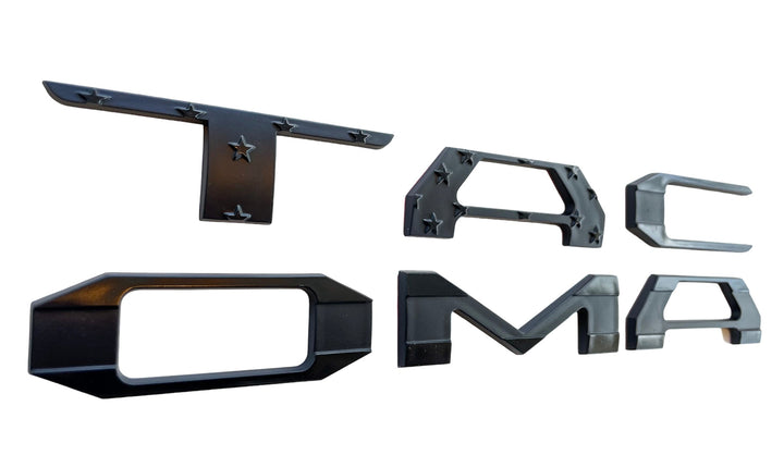 Tactilian Tailgate Insert Letters 3D Stars and Stripes - Adhesive-Backed for Tacoma (2016-2023)