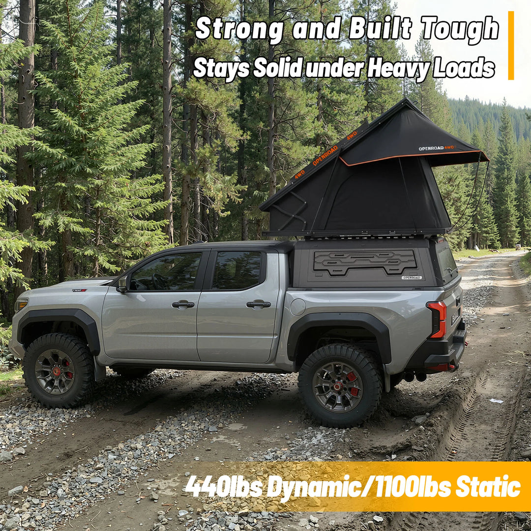 OPENROAD Aluminum Truck Cap for Tacoma (2024+) - 5ft Bed