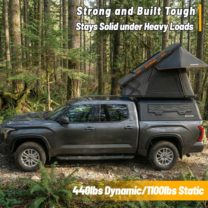 OPENROAD Aluminum Truck Cap foR Tundra (2022+) – 5.5ft Bed